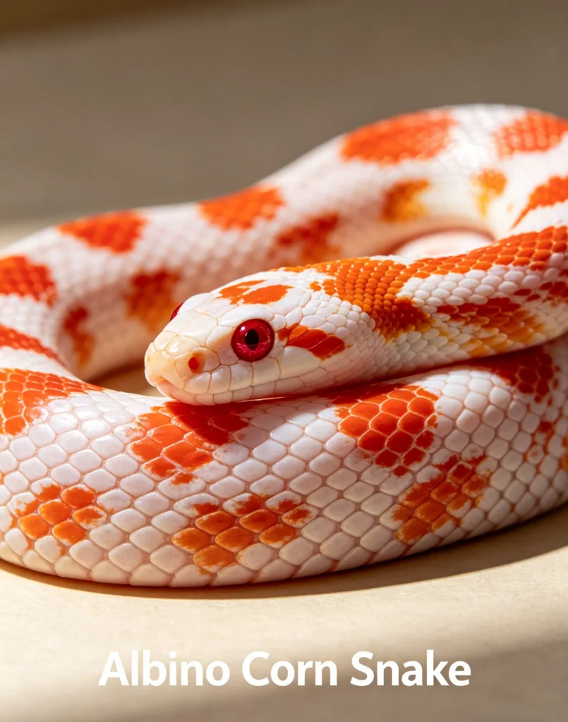 Corn Snake Morphs Comparison 2026 - Normal Albino Snow Butter Color Chart