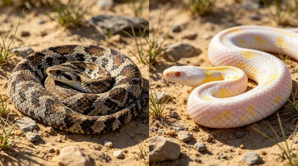 best pet snakes for beginners hognose snake living habitat scene