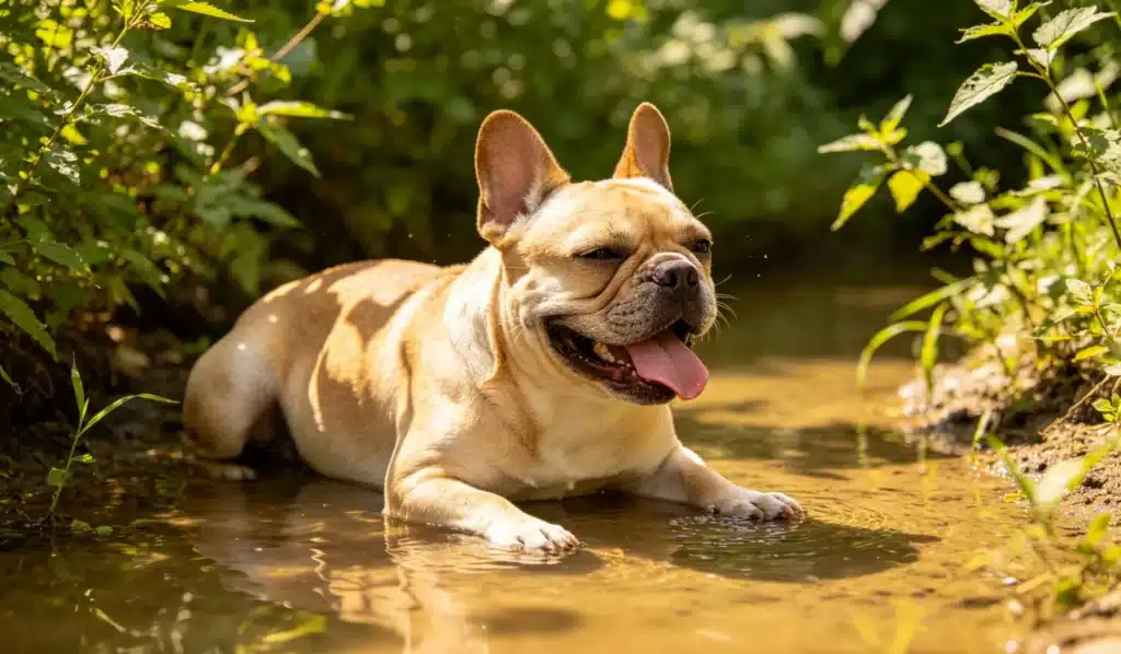 French Bulldog spine joint health risks illustration