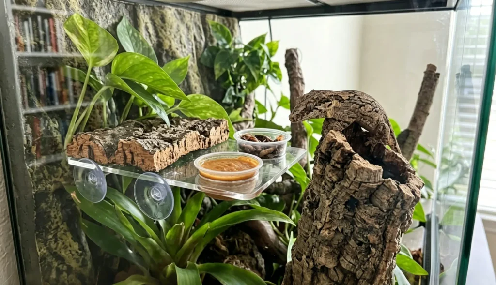 gargoyle gecko not eating feeding care