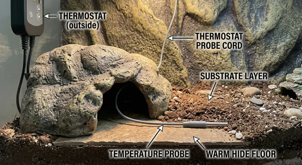 Leopard Gecko Thermostat for California Setup