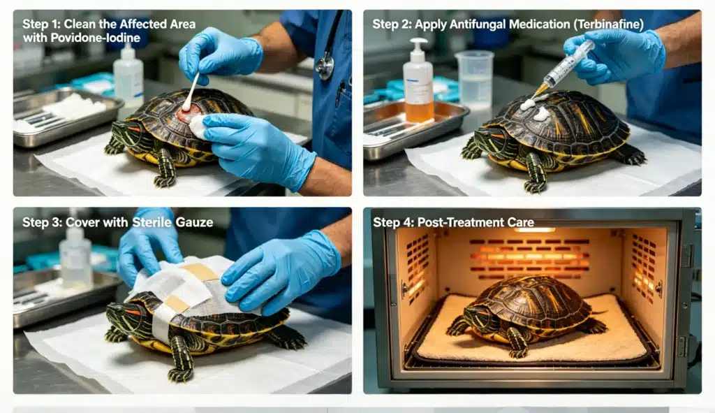 Red Eared Slider care shell rot treatment
