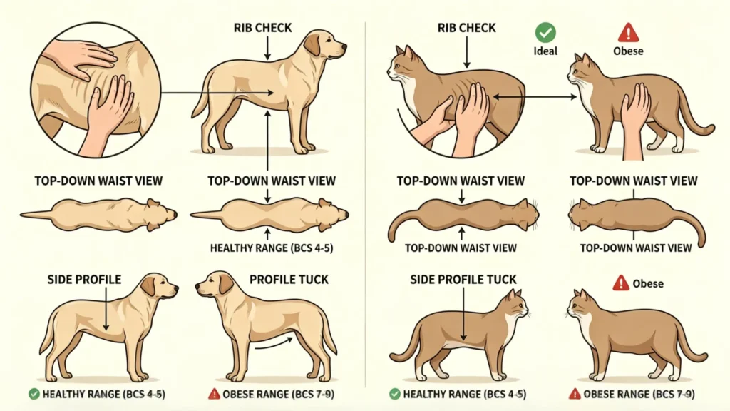 Pet Obesity overweight Labrador dog and cat health guide