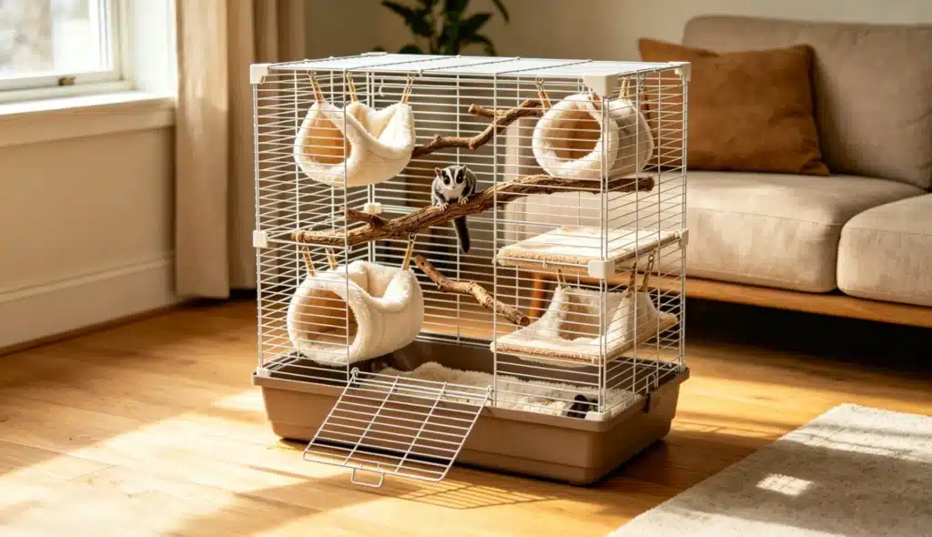 sugar glider care pitfalls and cage setup for beginners
