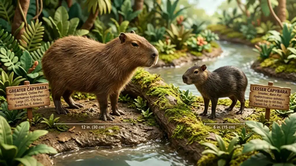 Types of Capybaras