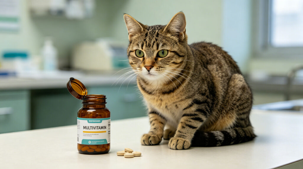 A comprehensive vet guide on cat vitamin toxicity and safe supplement use.