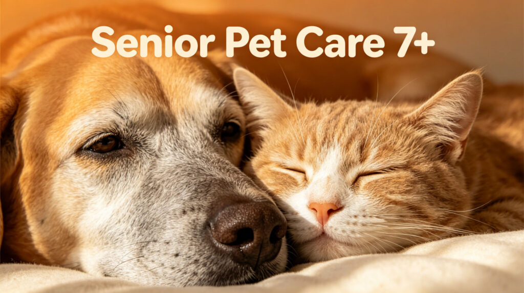 Comprehensive guide to senior pet care for dogs and cats