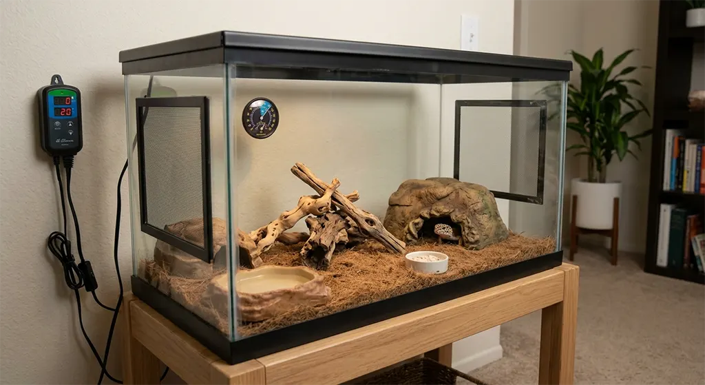 Diablo Blanco Leopard Gecko Care for Southern California Dry Climate
